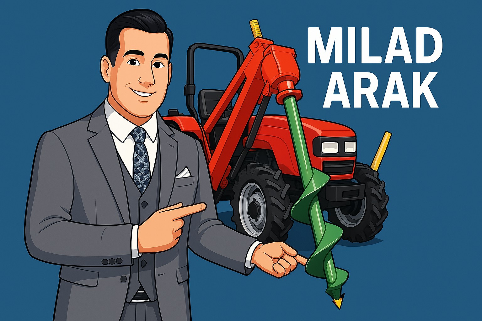 اولین تولیدکننده انواع چاله کن در ایران